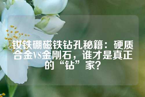 钕铁硼磁铁钻孔秘籍：硬质合金VS金刚石，谁才是真正的“钻”家？
