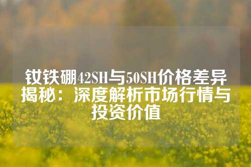 钕铁硼42SH与50SH价格差异揭秘：深度解析市场行情与投资价值