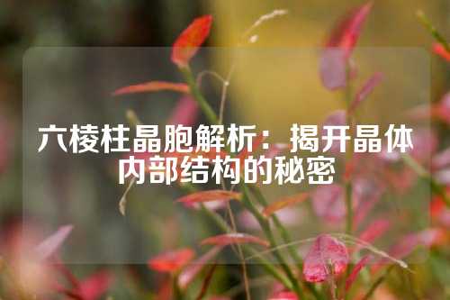六棱柱晶胞解析：揭开晶体内部结构的秘密