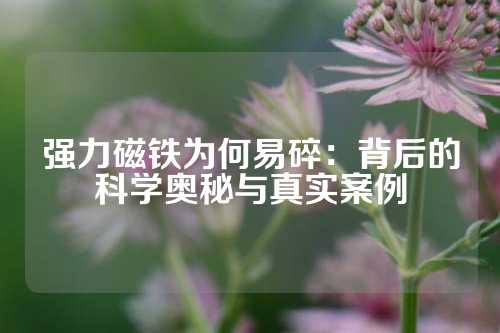 强力磁铁为何易碎：背后的科学奥秘与真实案例
