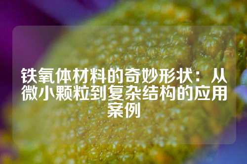 铁氧体材料的奇妙形状：从微小颗粒到复杂结构的应用案例